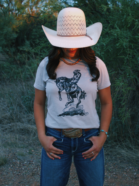 Ranch Bronc Short Sleeve Fitted Tee