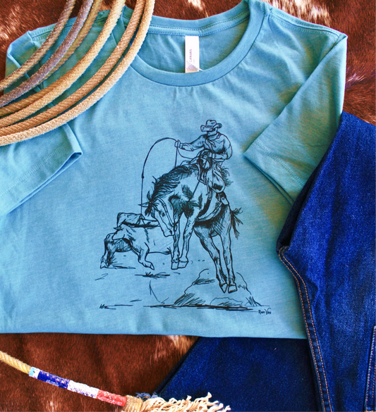 It's About to Get Western Fitted Tee