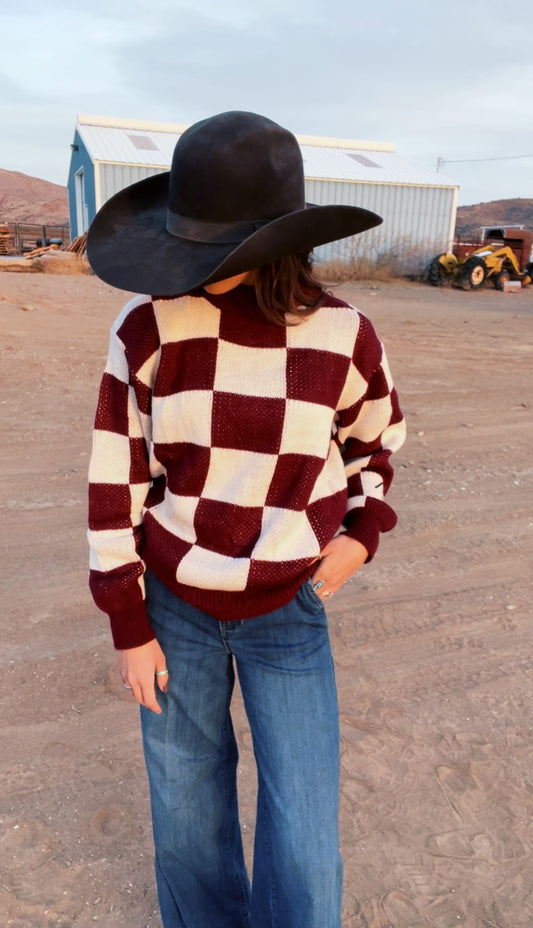 Red Oakley Sweater