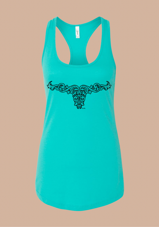 Azure Blue Tank Top