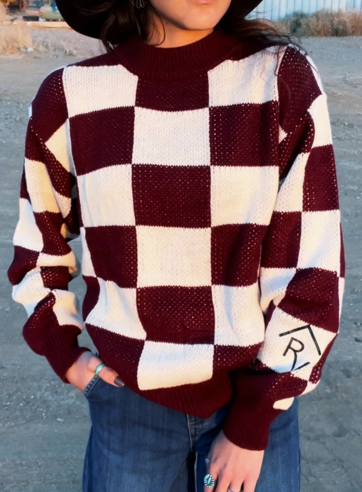 Red Oakley Sweater