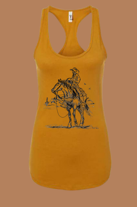 Indian Corn Yellow Tank Top