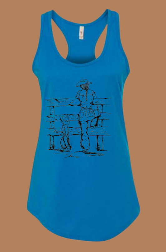 True Blue Tank Top