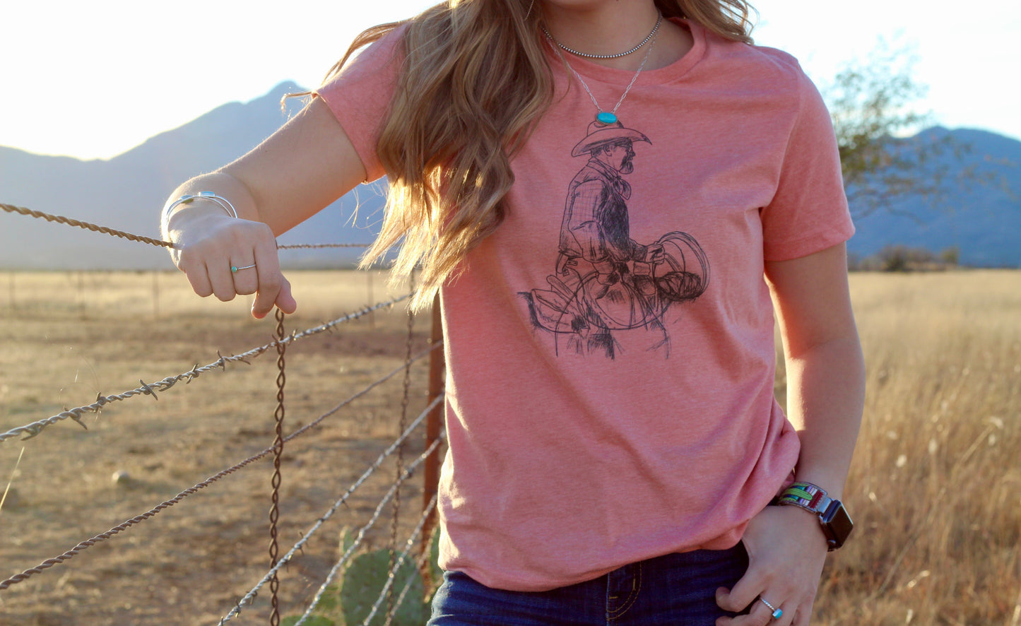 Dawn Rider Short Sleeve Fitted Tee